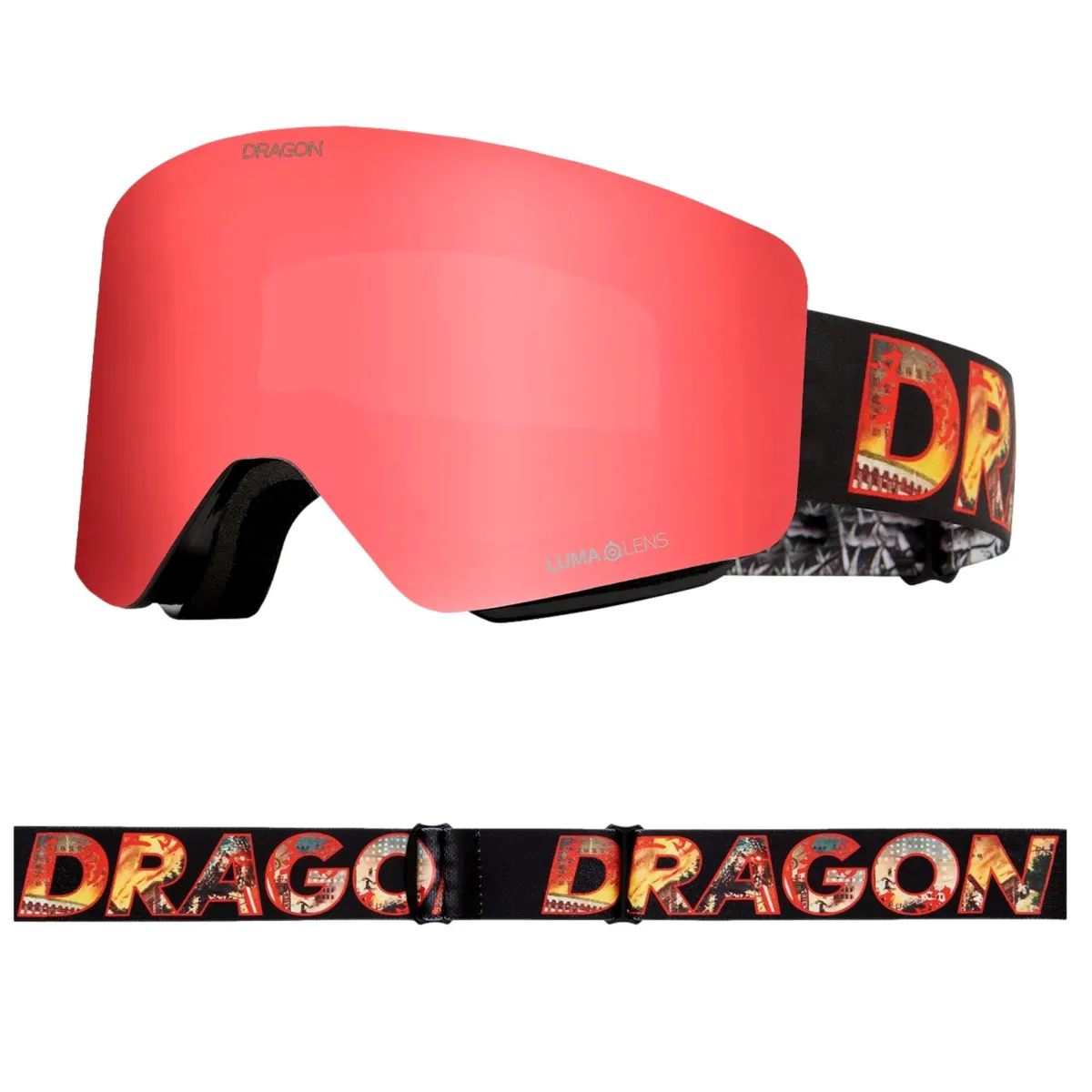 Dragon googles r1 silver ion rose