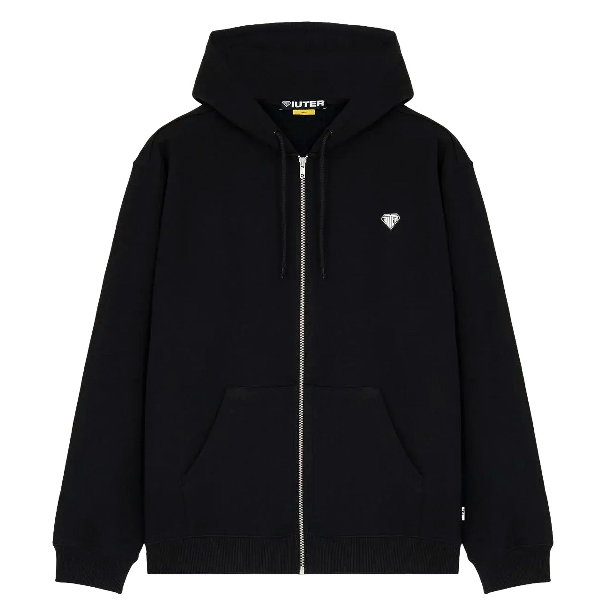 IUTER HEART LOGO ZIP HOODIE